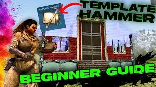 TEMPLATE HAMMER Beginners Guide!! How To Use The Template Hammer In Ark Survival Ascended!!!