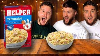 British Brothers try TUNA HELPER for the First Time!