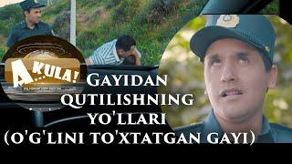 A...KULA !!!! GAYIDAN QUTILISHNING YO'LLARI!!! O'GLINI TO'XTATGAN GAI