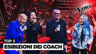 Le 5 esibizioni migliori dei coach di The Voice | Compilation