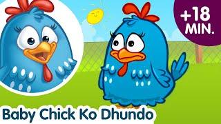 Lottie Dottie Murgi | Baby Chick Ko Dhundo | Hindi Nursery Rhymes For Kids