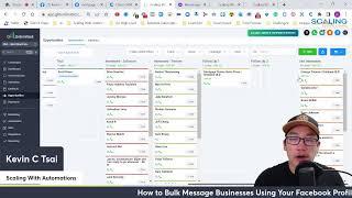 How to Bulk Message Businesses Using Your Facebook Profile - PART 1