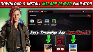 How To Download and Install MSi App Player Emulator | MSi Best Android Emulator For PC/Laptop