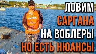 Ловим саргана на воблеры, но есть нюансы.