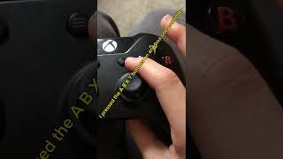 I pressed the A B X Y buttons on my Xbox one controller!
