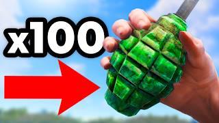 I Crafted 100 Grenades in Rust