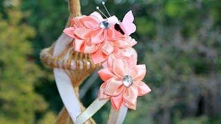 Ободок Канзаши своими руками / Kanzashi