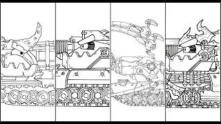 Drawing Evolution Of Waffentrager | HomeAnimations - Cartoons About Tanks