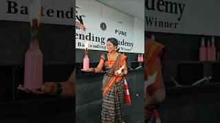 Best female mocktails & cocktails  Bartenders in India. #bartending #events #viralshort #mixology