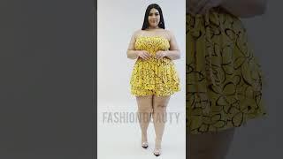 Latest Plus Size Fashion For Curvy Women dress Brissia Romper