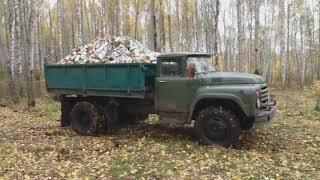 Самодельный кун .Погрузка дров