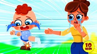 Baby Don't Cry  | Boo-Boo Song for Kids And Nursery Rhymes