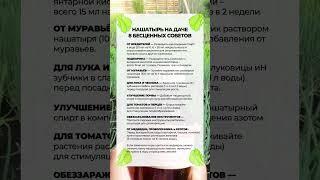 8 СПОСОБОВ как применить НАШАТЫРЬ на даче для ЛУЧШЕГО урожая? #огород #сад #урожай