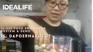 ELECTRIC FOOD PROCESSOR IL-222 dari @idealifeonline_