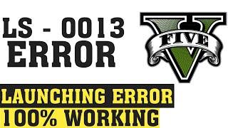 GTA V Not Launching FIXED | Gta 5 LS-0013 Epic Games Launcher FIX | Launching Error Fixed 2020