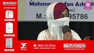ARABIC SPEECH BY NIKHAT FATIMA STUDENT OF JAMIA FATIMA NISWA DELHI..