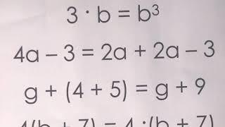 Equivalent Expressions