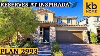 Double Master KB Homes in Henderson @ The Reserves at Inspirada Plan 2993 - New Homes for Sale