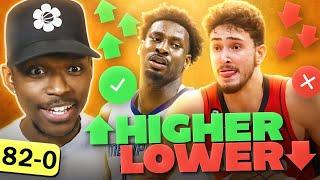 I Played NBA Higher or Lower To Go 82-0 in NBA 2K25