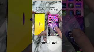 Galaxy S25 Ultra vs iPhone 16 Pro Max SPEED TEST – Which One is Faster?  #SpeedTest #SamsungVsApple