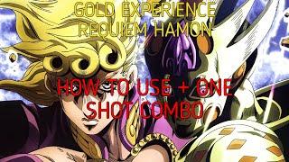 [YBA] ONE SHOT COMBO Ger Hamon + How to use stand, Funny 1v1