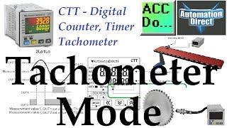 CTT Counter Timer Tachometer – Tachometer Mode