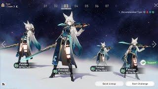 4 Feixiao Duplicate Team Showcase Deleting All Weekly Boss | Honkai Star Rail