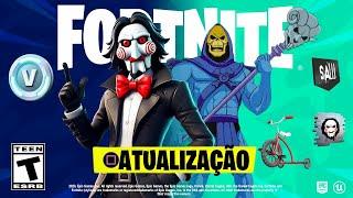 *NOVA* ATUALIZAÇÃO DO FORTNITE CHEGOU! (EVENTO AO VIVO, SKINS GRÁTIS, HALLOWEEN, UPDATE 31.30)