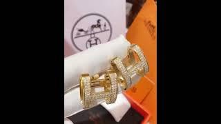 24k Pawnable Gold Hermes Earring