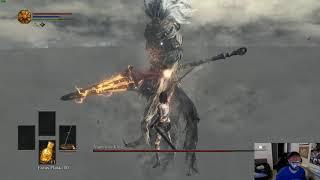 Dark Souls 3 Nameless king Boss Fight Soul Level 1 No Ember