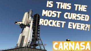 KSP | THE MOST CURSED ROCKET EVER | Saturn IC Heavy Starship Space Shuttle