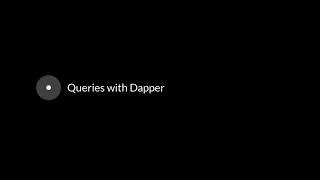 Query Database With Dapper