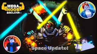 Roblox: Mega Noob Simulator 2 - All Bosses + Cutscenes (Space Update)