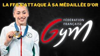 La Fédération française de Gymnastique s'attaque à la médaillée d'or algérienne Kaylia Nemour