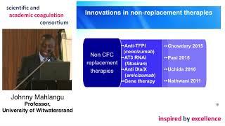 Johnny Mahlangu: Global Perspective of Bleeding Disorders at SACC 2017
