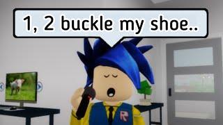 When your little brother sings one two buckle my shoe  (ROBLOX) memes