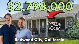 Inside Look - A $2,798,000 Woodside Plaza Redwood City California Home.