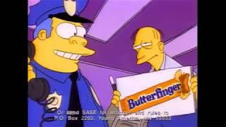 Butterfinger Commercial The Simpsons Investigation Part 1 and 2