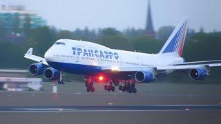 Wonderful Evening of Planespotting at Berlin Tegel Airport TXL - 30 minutes [Full HD]