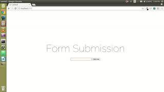 Laravel tutorial - how to submit html Form