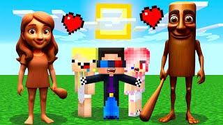 МЫ ПОПАЛИ В СЕМЬЮ ТУНГ ТУНГ ТУНГ СУХУР В МАЙНКРАФТ! ШЕДИ ЛЕСКА И НУБИК MINECRAFT