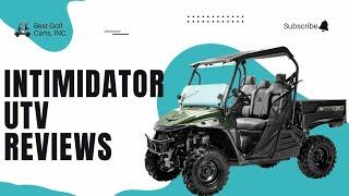 Intimidator UTV Reviews 2024 | Specs, Pros, Cons & Performance (Tested)