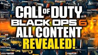 All 33 Black Ops 6 Weapons Revealed! All Guns, Perks, Scorestreaks, Field Upgrades & More