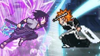 Rinnegan Sasuke VS Ichigo 1000 Year Blood War