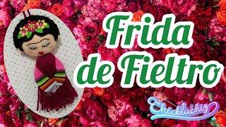 Cómo hacer Frida de Fieltro DIY #fridakahlo #fieltro #diycrafts