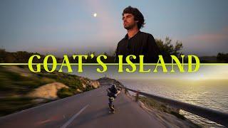 GOAT'S ISLAND - Diego Poncelet longboarding his favorite roads on his island