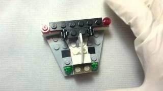 Lego Mini Spaceship MOC With Shooting Gimmick