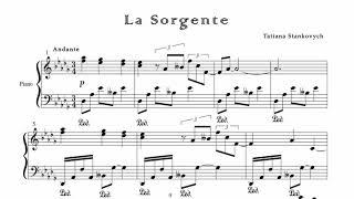 "La Sorgente" by Tatiana Stankovych. Piano sheet music on IMSLP Petrucci Library.