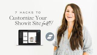 7 Hacks for Website Designing on Showit