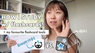 HOW I USE ANKI TO STUDY & My favourite flashcard apps!